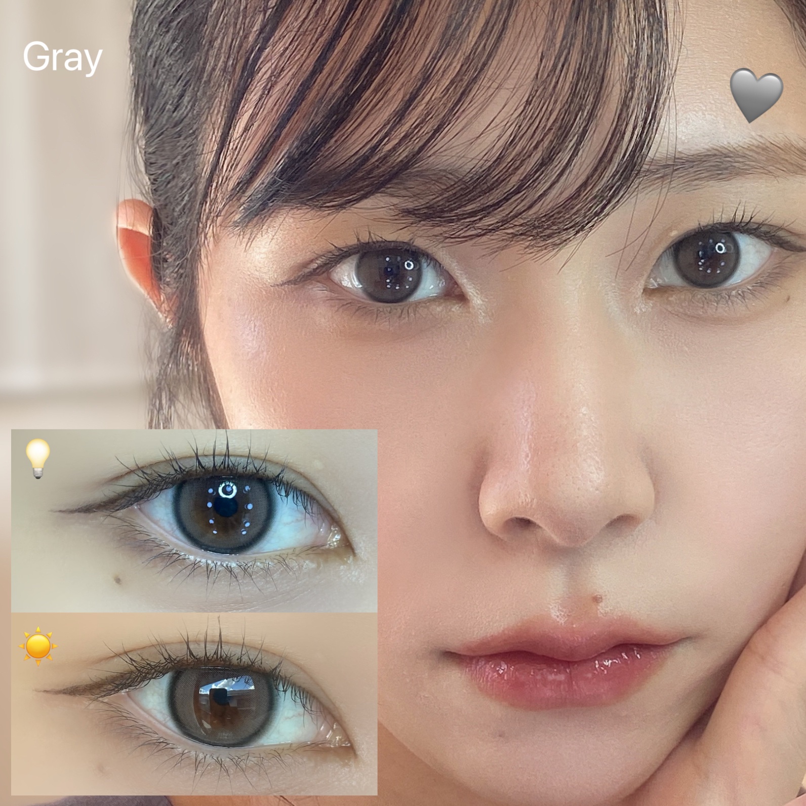 ナチュ盛れ新作カラコン🤍

🥚I am Kristin🥚
🖤color ：チョコ/グレー
🩶G.DIA : 13.5mm
🤎type : 1ヵ月用

パパクリスティンの新作カラコン🔍
着色直径13.5mmで大きめだけど、優しい