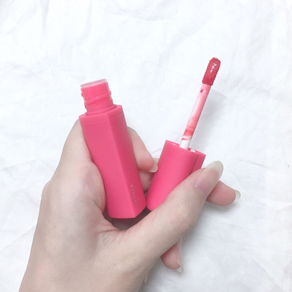 ハートクラッシュジェリーベルベットティント/HOLIKA HOLIKA/リップティントを使ったクチコミ（2枚目）