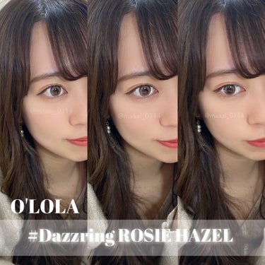 ダズリング3カラーワンデー(Dazzling 3color 1day )/OLOLA/ワンデー（１DAY）カラコンを使ったクチコミ（3枚目）