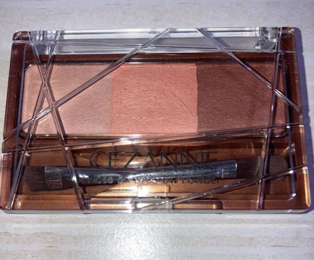 ノーズ＆アイブロウパウダー/CEZANNE/パウダーアイブロウを使ったクチコミ（2枚目）