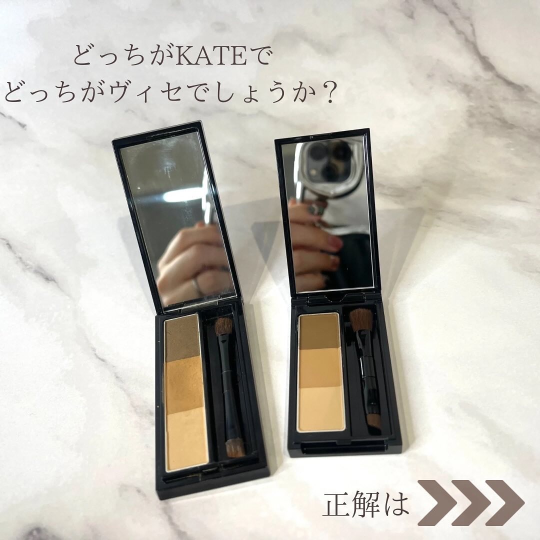 ケイト デザイニングアイブロウ3D/KATE/パウダーアイブロウを使ったクチコミ（1枚目）