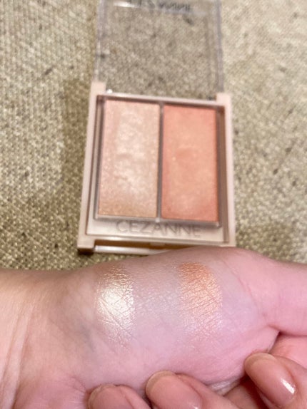 フェイスグロウカラー/CEZANNE/クリームハイライトを使ったクチコミ(1枚目)