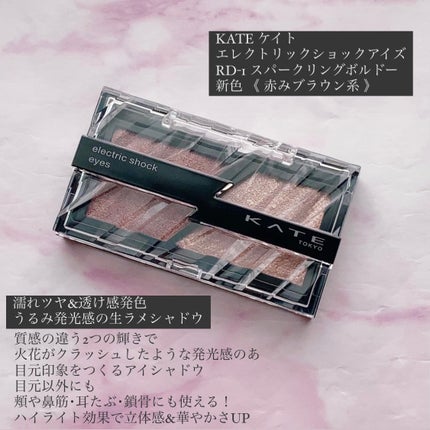 エレクトリックショックアイズ /KATE/アイシャドウパレットを使ったクチコミ(1枚目)
