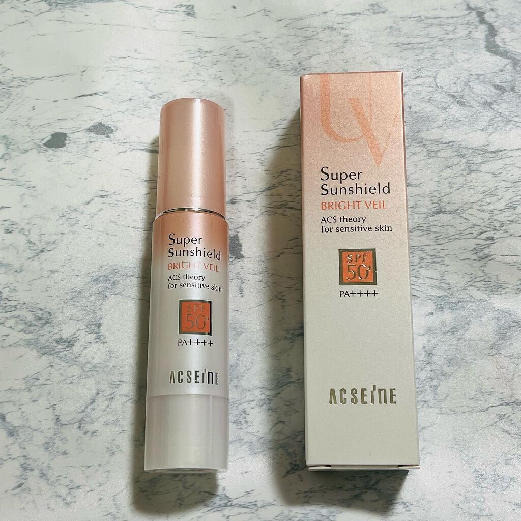 スーパーサンシールド ブライトヴェール/ACSEINE/化粧下地を使ったクチコミ（2枚目）