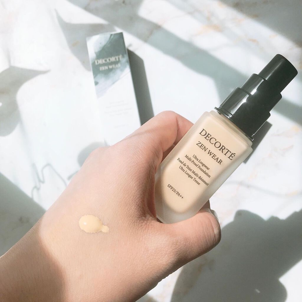 ゼン ウェア フルイド/DECORTÉ/リキッドファンデーションを使ったクチコミ（2枚目）