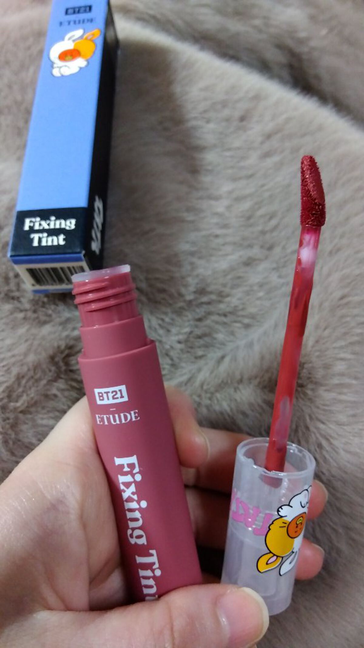 フィクシングティント/ETUDE/リップティントを使ったクチコミ（2枚目）