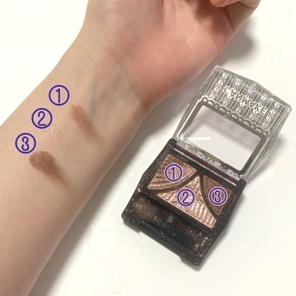 ジューシーピュアアイズ/キャンメイク/アイシャドウパレットを使ったクチコミ(2枚目)