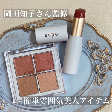 アイパレット/sopo/アイシャドウパレットを使ったクチコミ（1枚目）