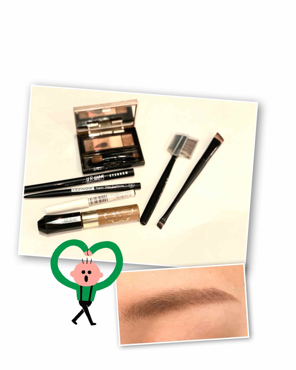 カラーリングアイブロウ/ヘビーローテーション/眉マスカラを使ったクチコミ(1枚目)