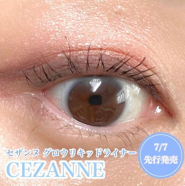 グロウリキッドライナー/CEZANNE/リキッドアイライナーを使ったクチコミ（3枚目）