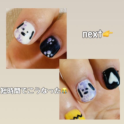 ジェルネイル(ライト対応)/セリア/ジェルネイルを使ったクチコミ(3枚目)