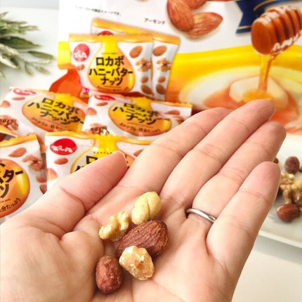 ロカボハニーナッツ/でん六/低糖質食品を使ったクチコミ(3枚目)