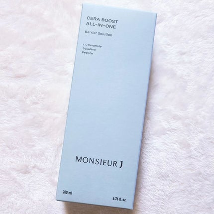 CERA BOOST ALL-IN-ONE/MONSIEUR J/オールインワン化粧品を使ったクチコミ(2枚目)