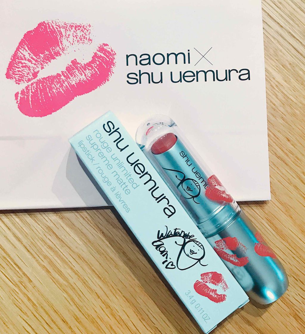 ルージュ アンリミテッド マット/shu uemura/口紅を使ったクチコミ(1枚目)