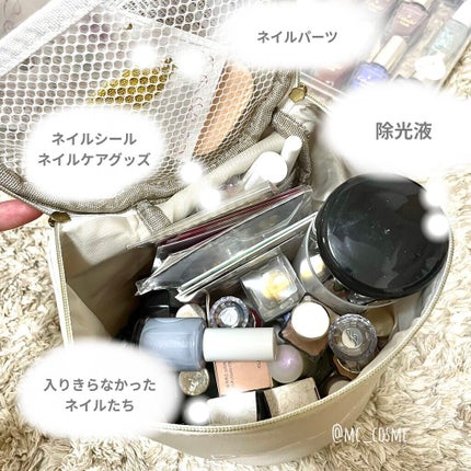 moca☁️フォロバはコメントください🙇♀️ on LIPS 「ネイル収納にぴったりの100均クリアケース!どんどんネイルが増..」(4枚目)