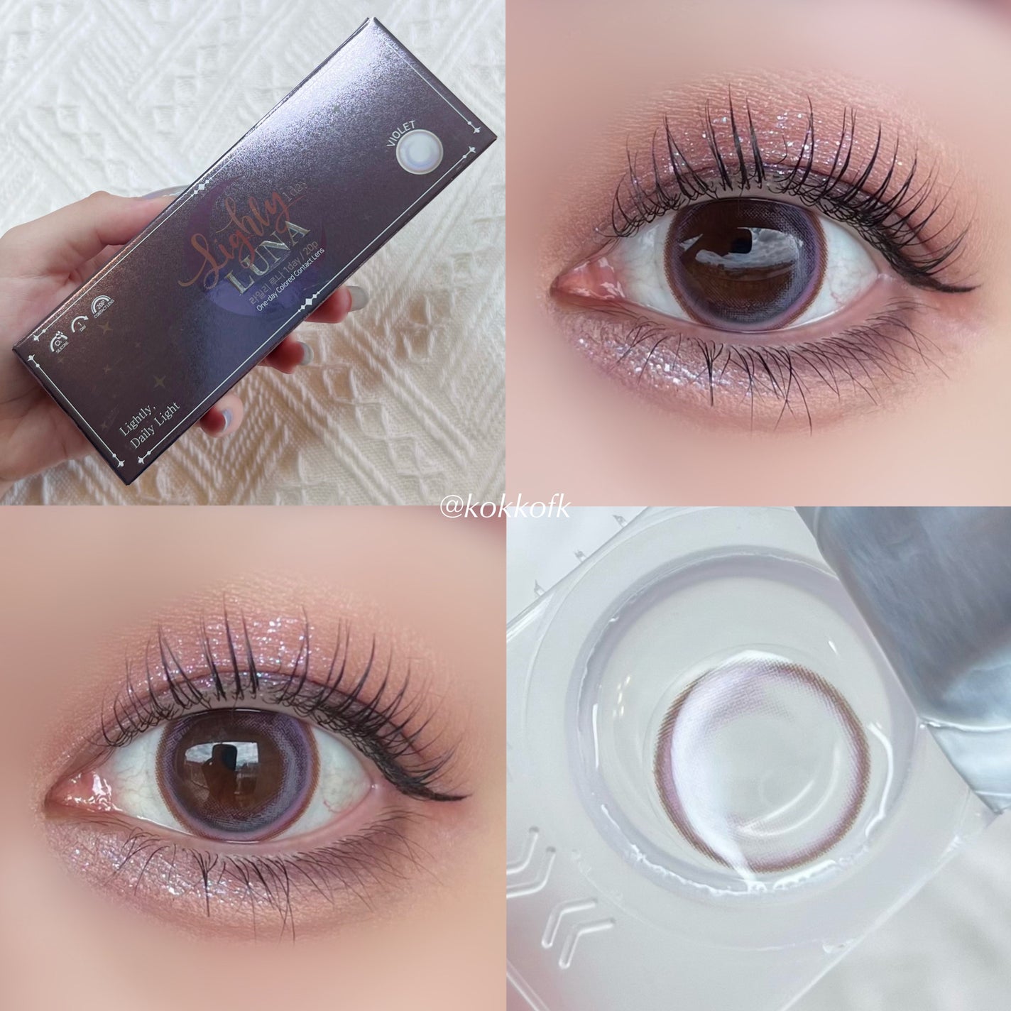 Lighly LUNA/THEPIEL/カラーコンタクトレンズを使ったクチコミ(2枚目)