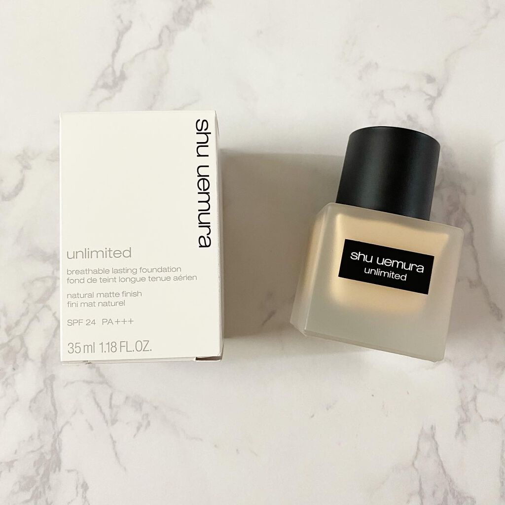 （旧）アンリミテッド ラスティング フルイド/shu uemura/リキッドファンデーションを使ったクチコミ（1枚目）