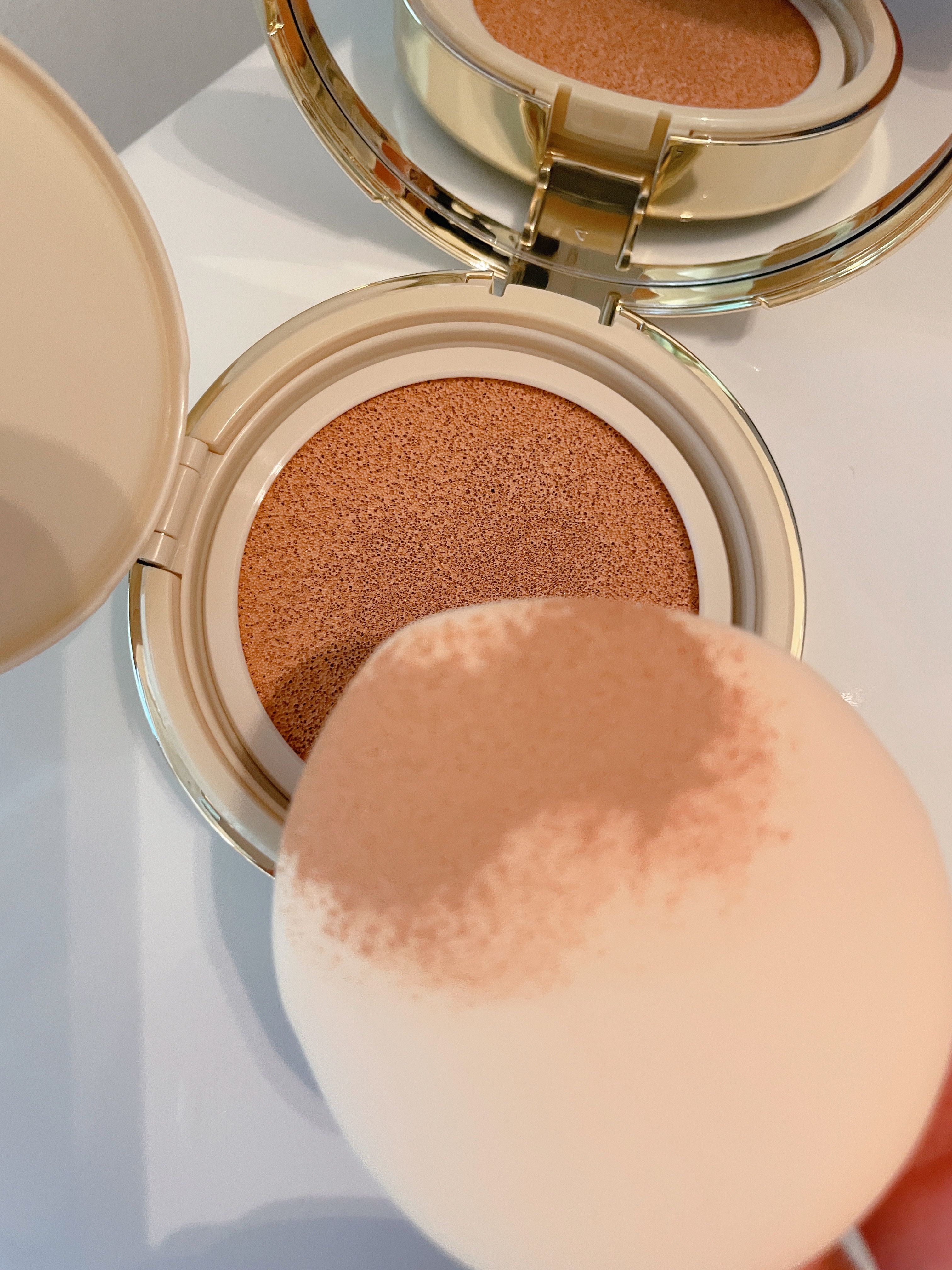 ルミナスフィット クッションファンデーション  02 ナチュラルオークル/ODELIA/クッションファンデーションを使ったクチコミ（3枚目）