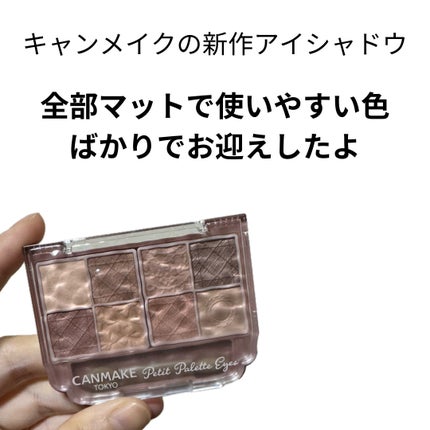 プティパレットアイズ(マットタイプ)/キャンメイク/パウダーアイシャドウを使ったクチコミ(2枚目)