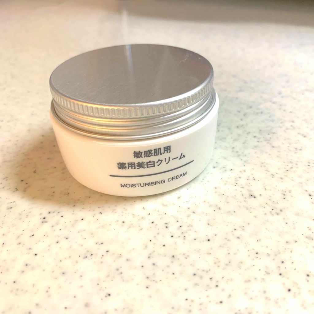 敏感肌用薬用美白クリーム/無印良品/フェイスクリームを使ったクチコミ（1枚目）