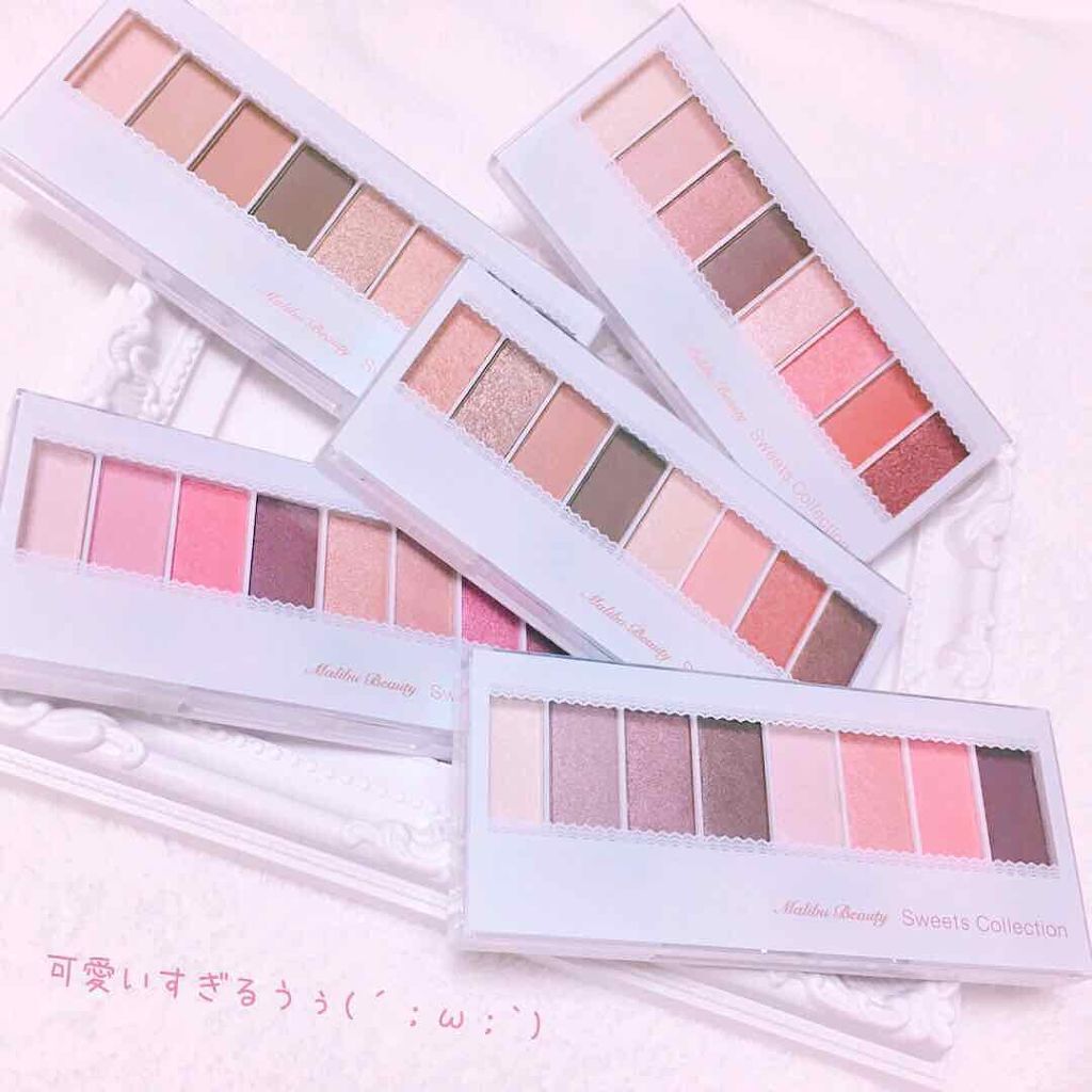 スイーツコレクション/マリブビューティー/アイシャドウパレットを使ったクチコミ(1枚目)
