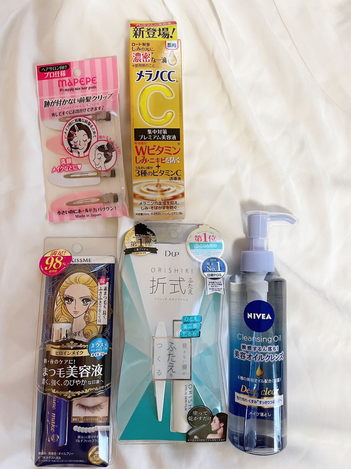 跡が付かない前髪クリップ/マペペ/ヘアアクセサリーを使ったクチコミ(2枚目)