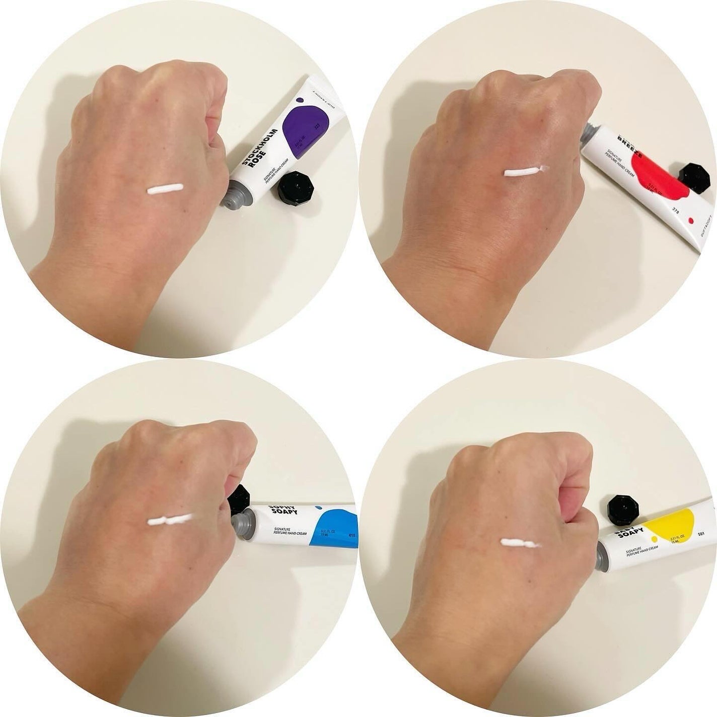 シグネチャーパフュームハンドクリームミニチュアギフトセット/DUFT&DOFT/ハンドクリームを使ったクチコミ(3枚目)