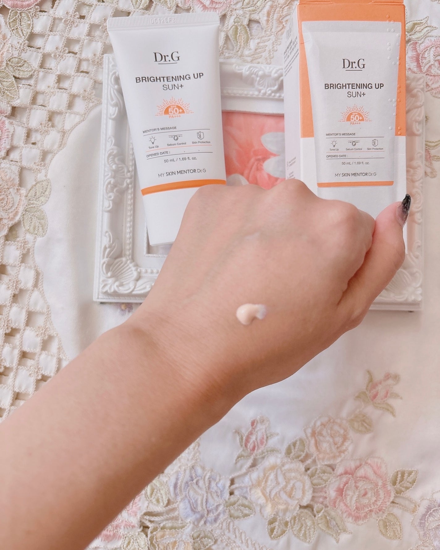 ブライトニングアップサンプラス/Dr.G/日焼け止めクリームを使ったクチコミ(2枚目)