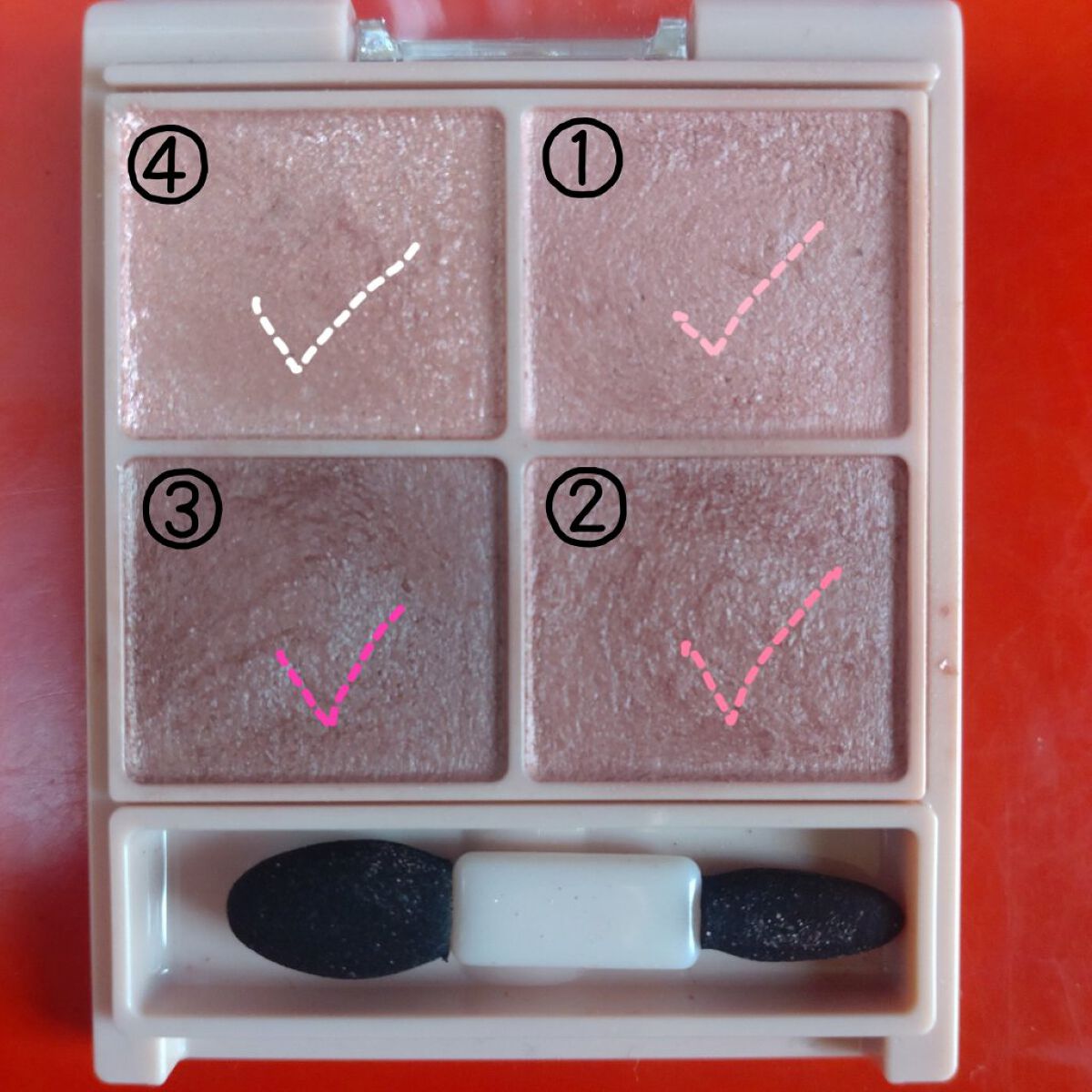 シルキースフレアイズ（マットタイプ）/キャンメイク/アイシャドウパレットを使ったクチコミ（2枚目）