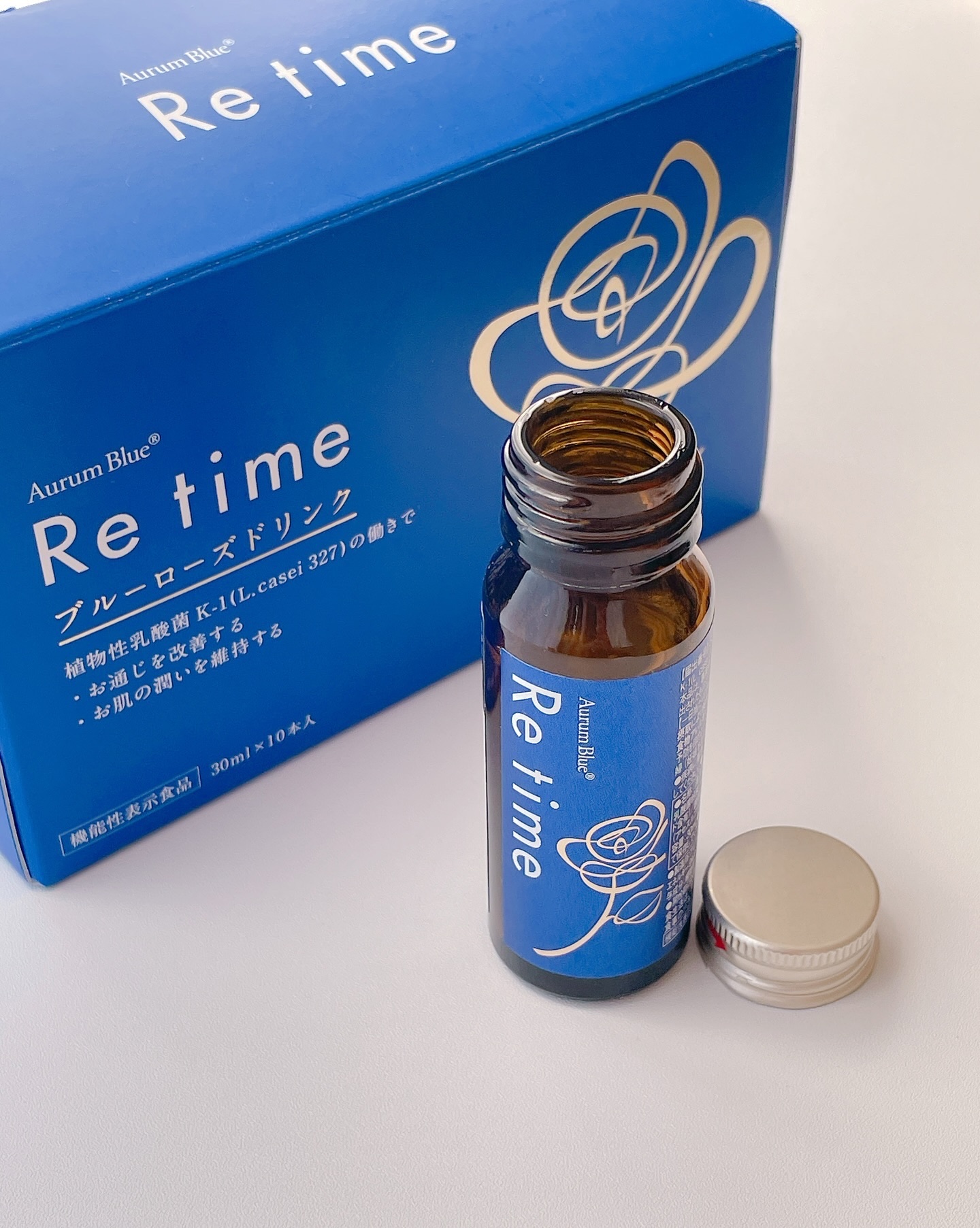 Re time ブルーローズドリンク/オーラムブルー/美容ドリンクを使ったクチコミ（3枚目）