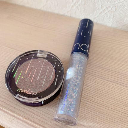 リキッド グリッター シャドウ/rom&nd/グリッターを使ったクチコミ(2枚目)