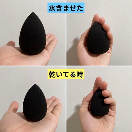&be ブラックスポンジ/&be/パフ・スポンジを使ったクチコミ(2枚目)