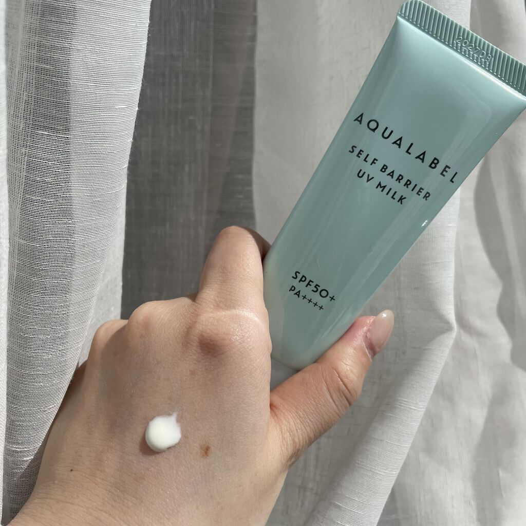 セルフバリア UV ミルク/アクアレーベル/乳液を使ったクチコミ（2枚目）