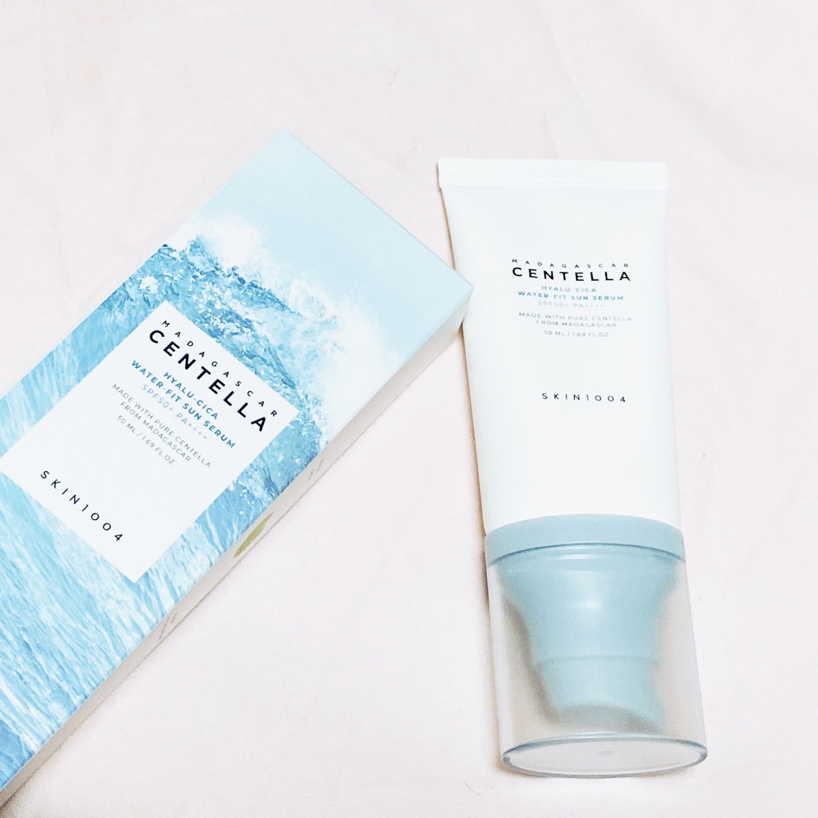 ヒアルーシカ ウォーターフィット サンセラム/SKIN1004/日焼け止めローションを使ったクチコミ（2枚目）