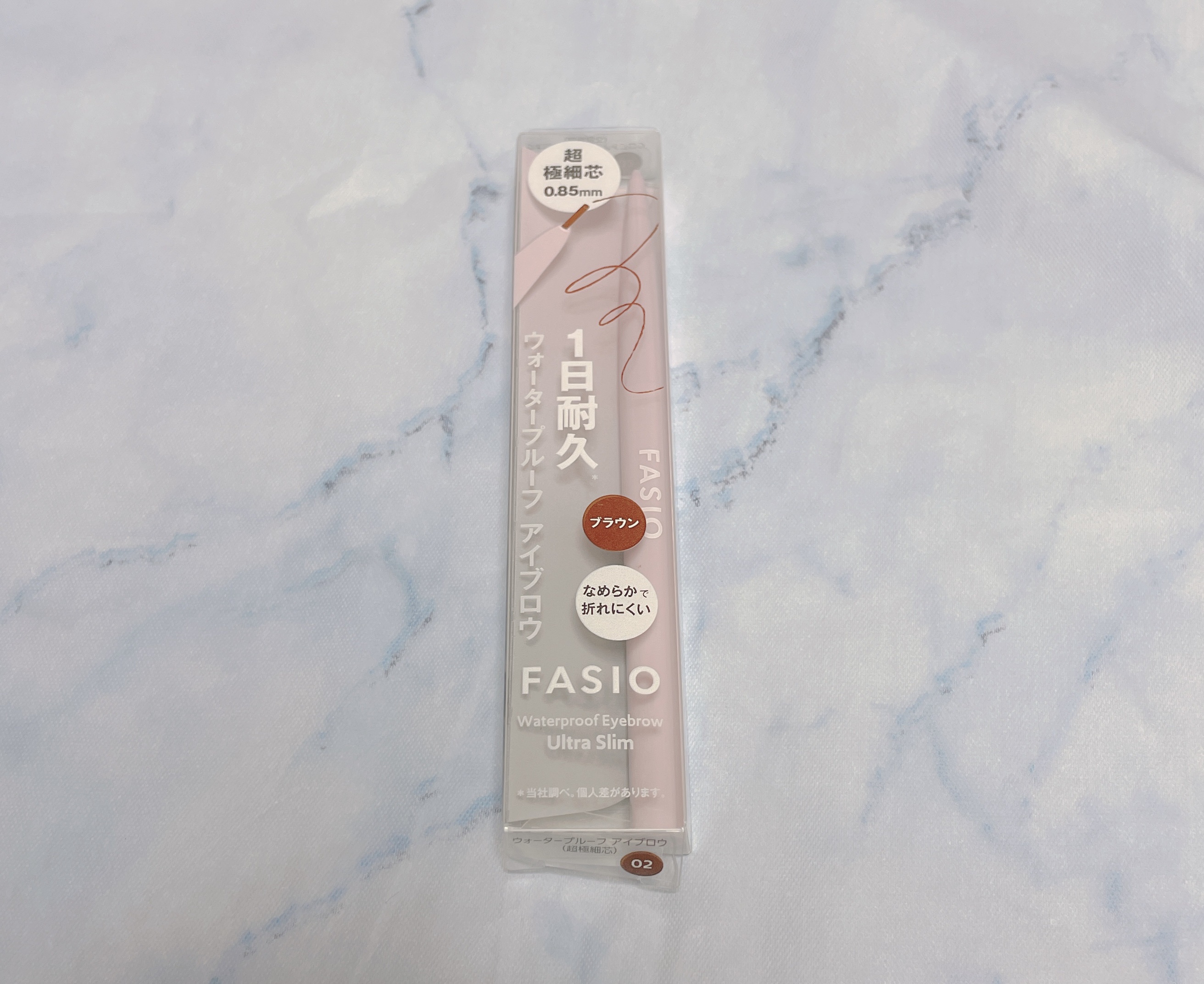 ウォータープルーフ アイブロウ(超極細芯)/FASIO/アイブロウペンシルを使ったクチコミ（1枚目）
