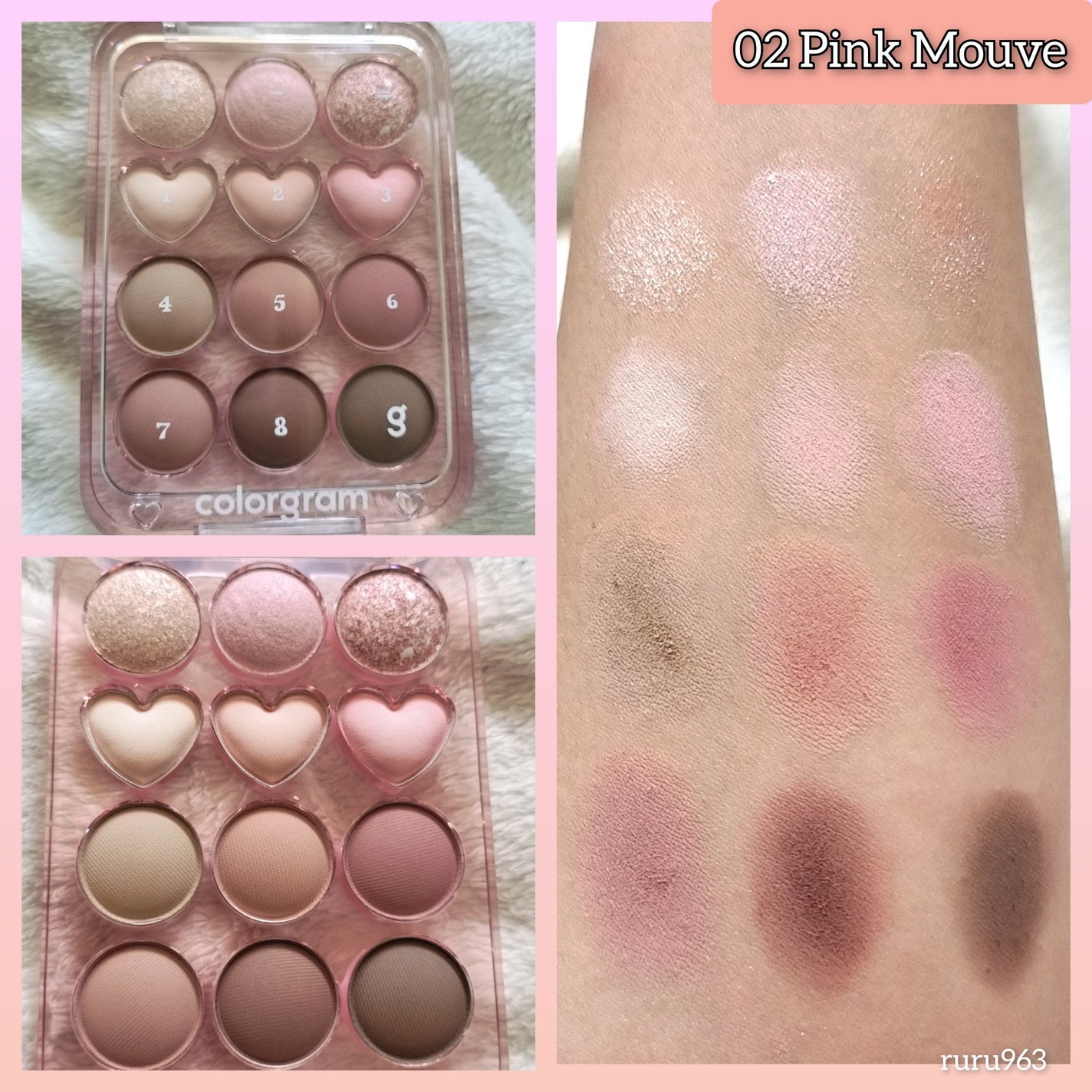 目元チュートリアルアイパレット/Colorgram/アイシャドウパレットを使ったクチコミ(5枚目)