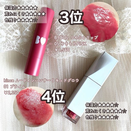 ジューシーラスティングティント/rom&nd/リップティントを使ったクチコミ(3枚目)