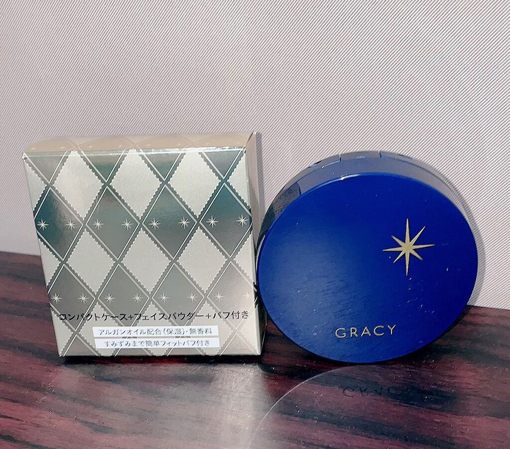 光仕上げパウダーＵＶ ピンクオークル/グレイシィ/プレストパウダーを使ったクチコミ（2枚目）