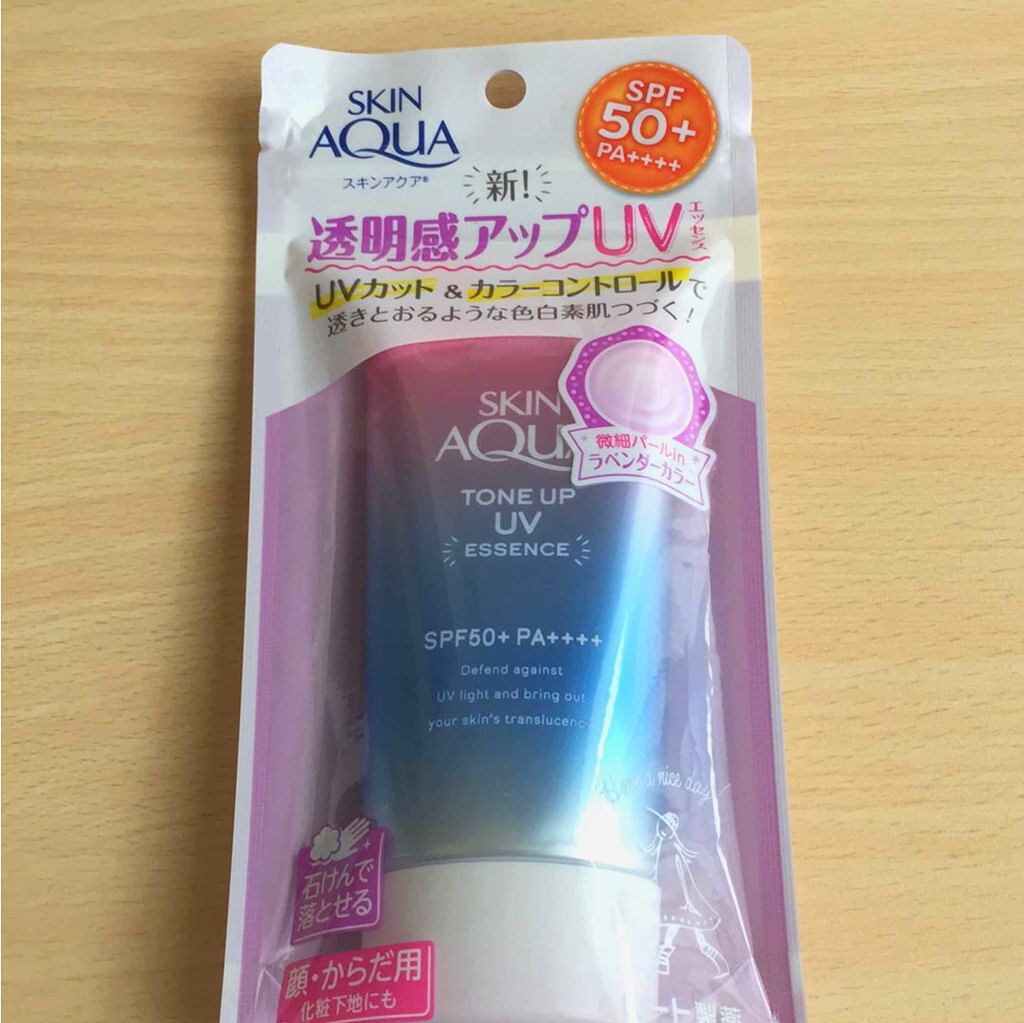 スキンアクア トーンアップUVエッセンス/スキンアクア/日焼け止めクリームを使ったクチコミ(1枚目)
