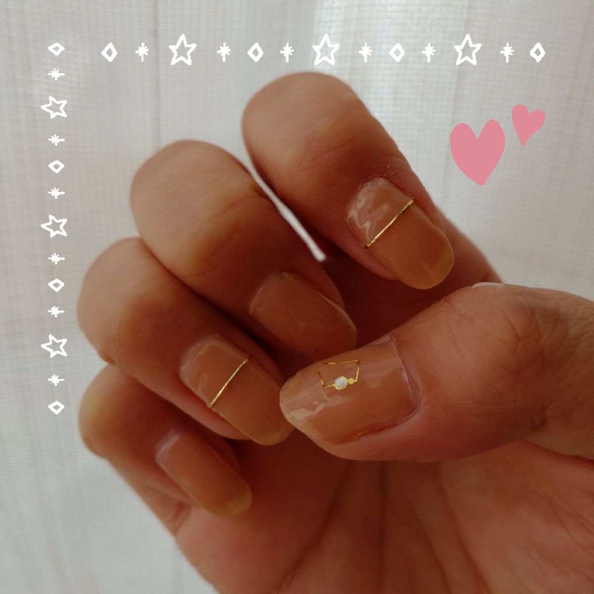 パル カラージェル ベージュ/キャンドゥ/ジェルネイルを使ったクチコミ（1枚目）