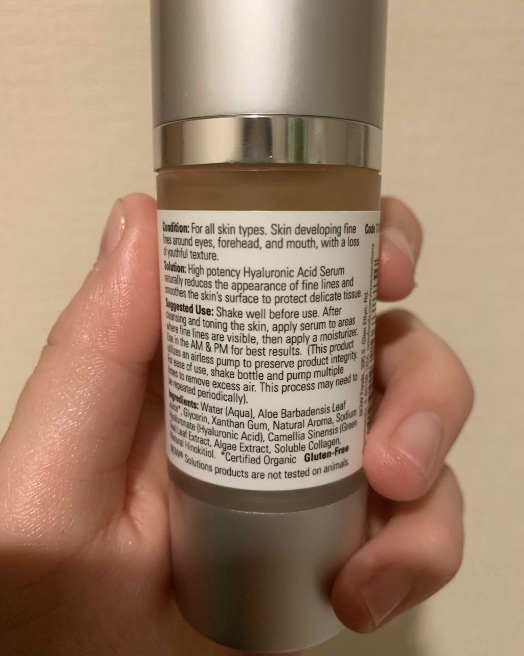 Hyaluronic Acid Firming Serum/now solutions/美容液を使ったクチコミ（2枚目）