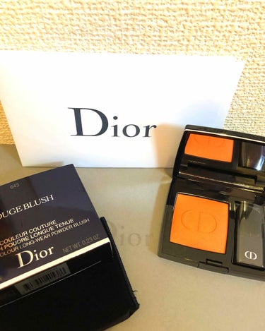 Dior 【旧】ディオールスキン ルージュ ブラッシュのクチコミ「#ディオール スキン ルージュ ブラッシュ
643 スタンドアウト（ニュールックフォール）
#.....」（1枚目）