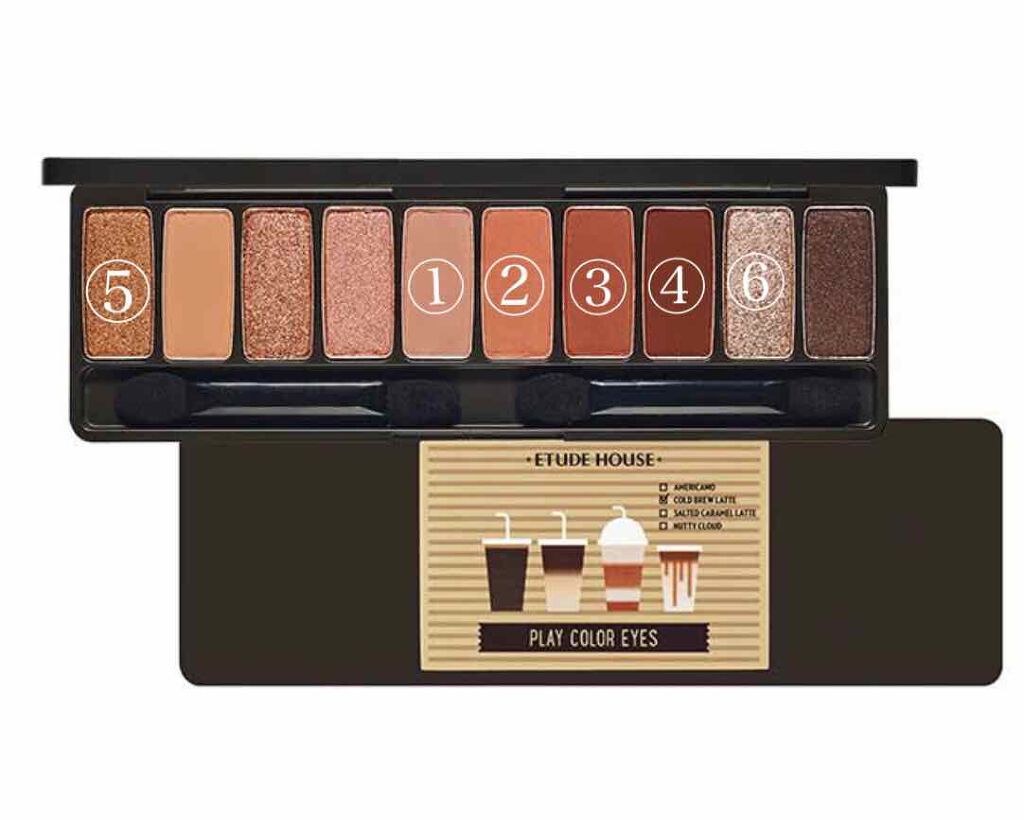 プレイカラー アイシャドウ/ETUDE/アイシャドウパレットを使ったクチコミ(3枚目)