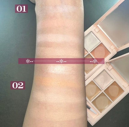 トーンアップ&カバー コンシーラーパレット/Kirei&co./パレットコンシーラーを使ったクチコミ(7枚目)