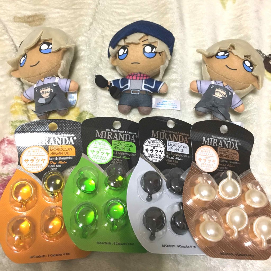 ヘアビタミン シャイニーヘアオイル/MIRANDA/ヘアオイルを使ったクチコミ（1枚目）