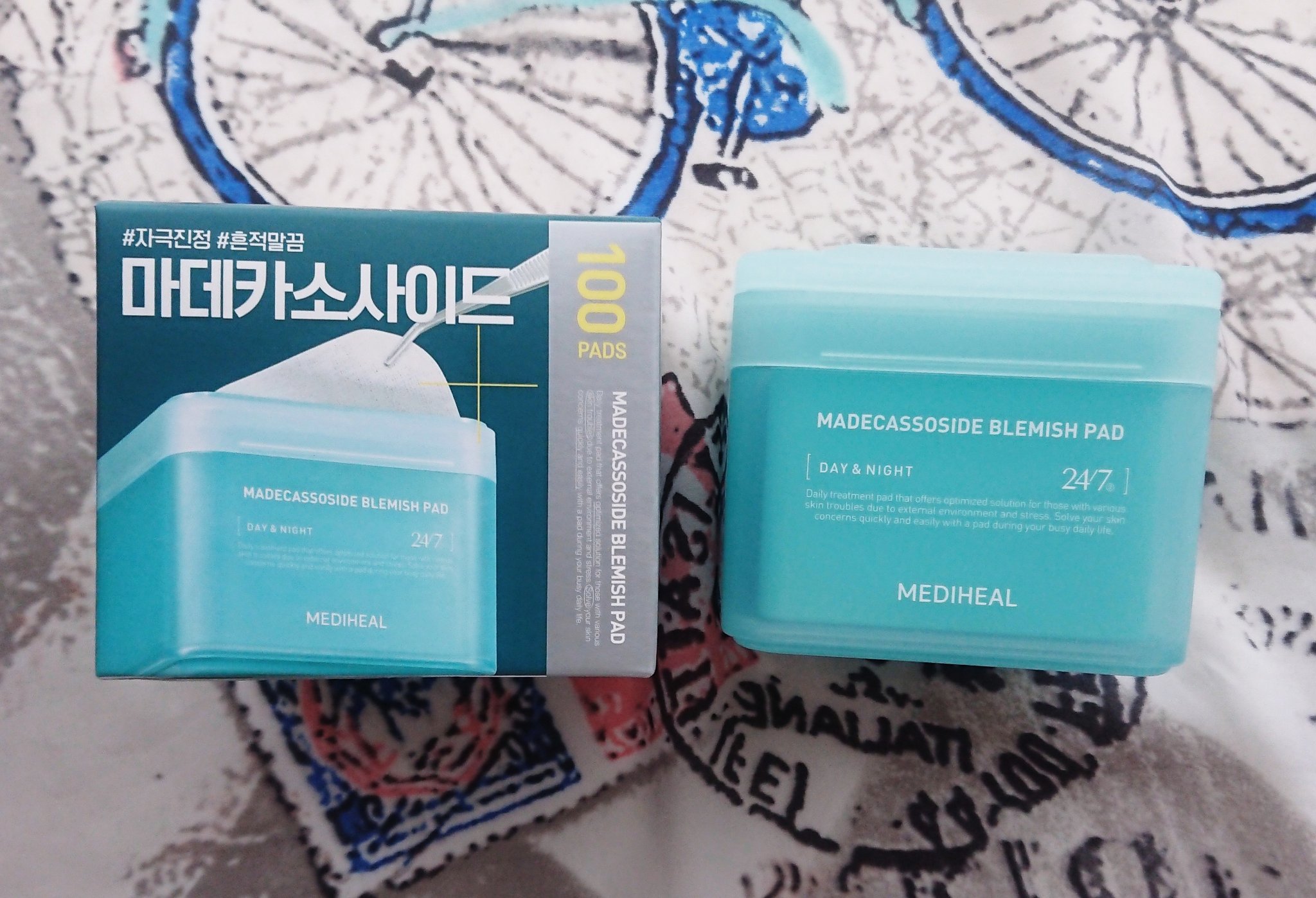 マデカソサイド ブレミッシュパッド/MEDIHEAL/トナーパッドを使ったクチコミ（1枚目）