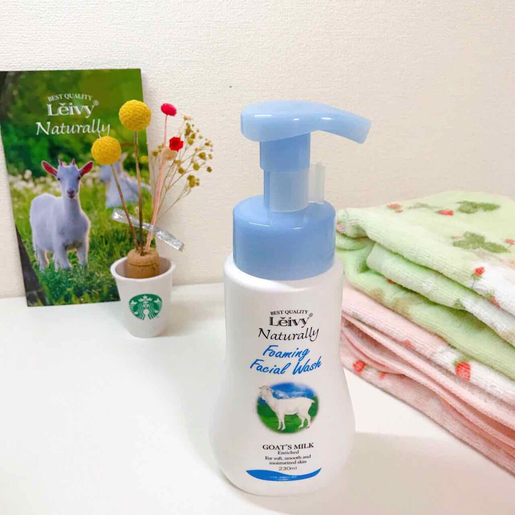レイヴィーフォームフェイシャルウォッシュ ゴートミルク/Leivy/洗顔フォームを使ったクチコミ(1枚目)