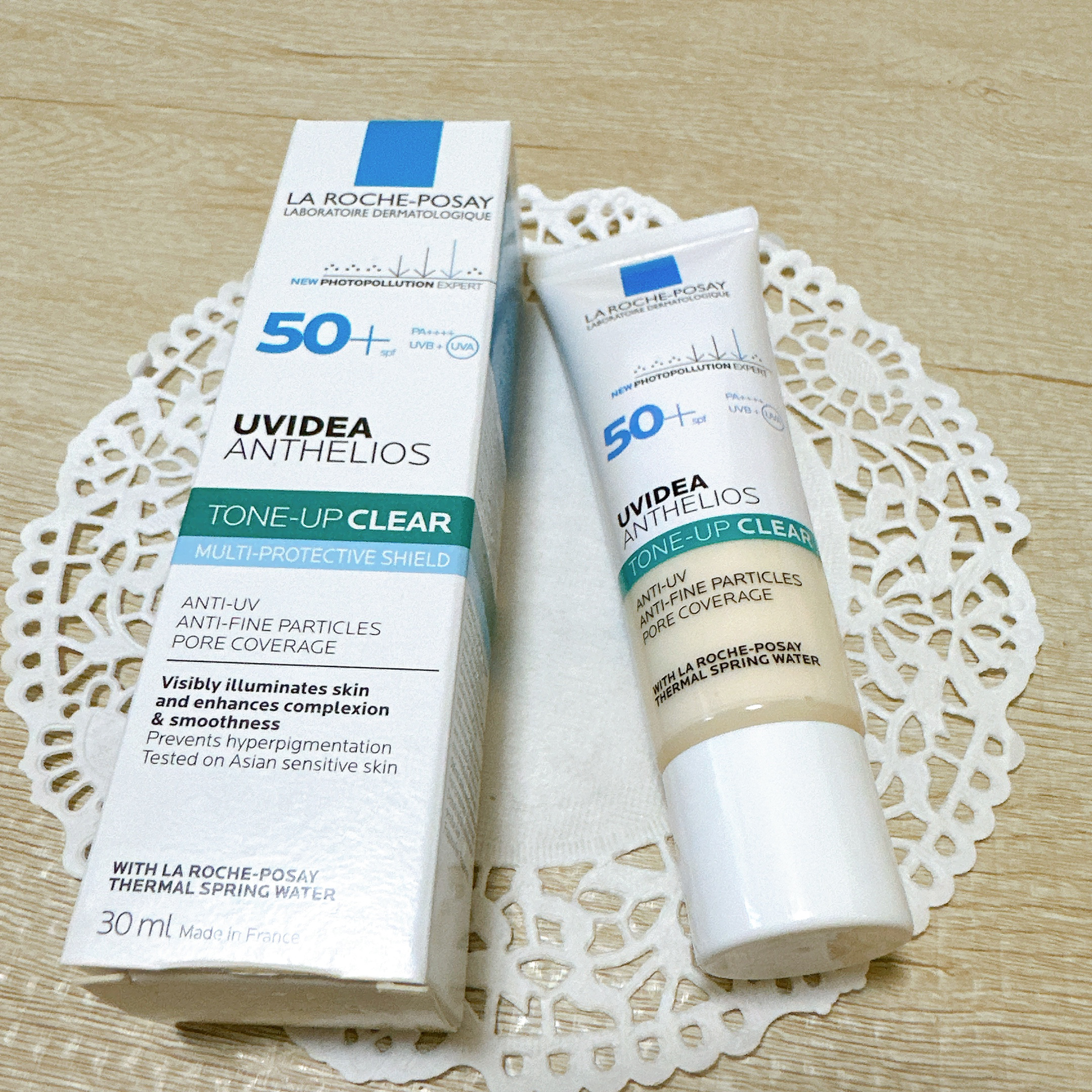 UVイデア XL プロテクショントーンアップ クリア/ラ ロッシュ ポゼ/化粧下地を使ったクチコミ（2枚目）