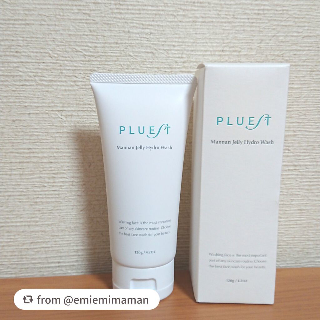 マンナンジェリーハイドロウォッシュ/PLUEST/洗顔料を使ったクチコミ(1枚目)