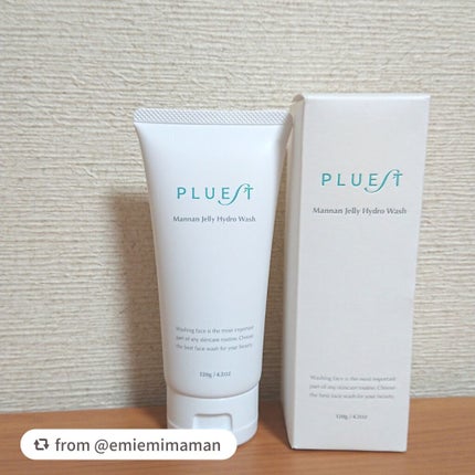 マンナンジェリーハイドロウォッシュ/PLUEST/洗顔料を使ったクチコミ(1枚目)